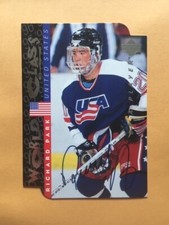 R.PARK (UNITED STATES) 95-96 UD BE A PLAYER DIE-CUT AUTOGRAPH #S185 HARD SIGNED