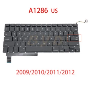New US Laptop Keyboard For Macbook Pro 15" A1286 2009 2010 2011 2012 Year - Picture 1 of 3