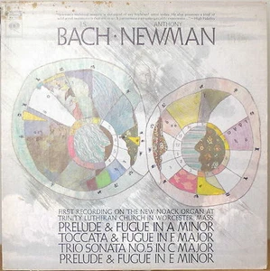 J.S. BACH • ANTHONY NEWMAN- NM1970LP New Noack Organ - Imagen 1 de 1