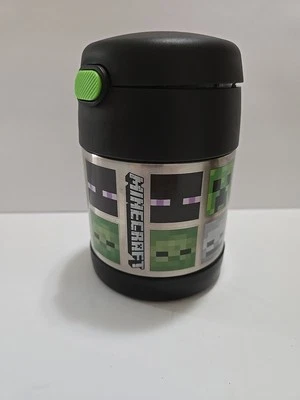 Termo 10 oz para niños "Minecraft" acero inoxidable aislado al vacío fundador de alimentos Foto 1 de 4