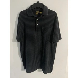 Polo Ralph Lauren performance polo shirt men’s size M gray striped  - Picture 1 of 4