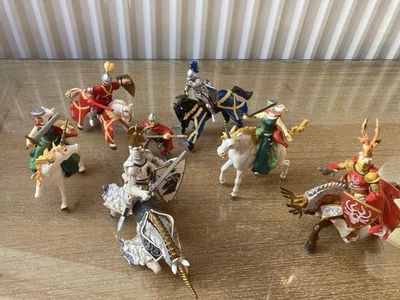 Papo Fantasy Unicorn/ Stag Warriors with Horses/ Unicorns 13 Figure Bundle VGC - Image 1 of 4