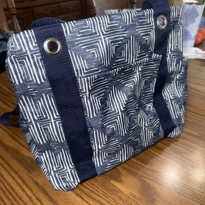 Bolso de Mano 31 Thirty One Azul Y Blanco Pequeño Utilitario Nuevo en Paquete Foto 1 de 4