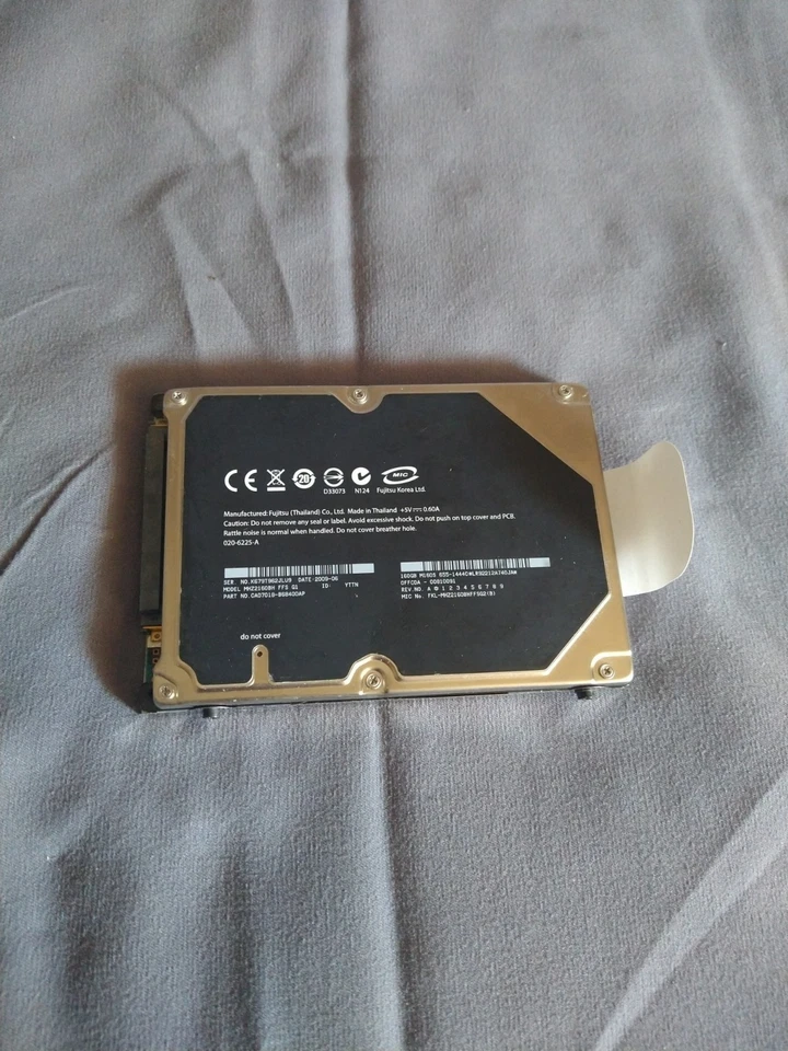 Fujitsu MHZ2160BH FFS G1 160Gb 2.5" Laptop Internal SATA Hard Drive - Image 1 of 1