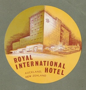 Hotel Gepäckaufkleber International Auckland Neuseeland #538 - Bild 1 von 1