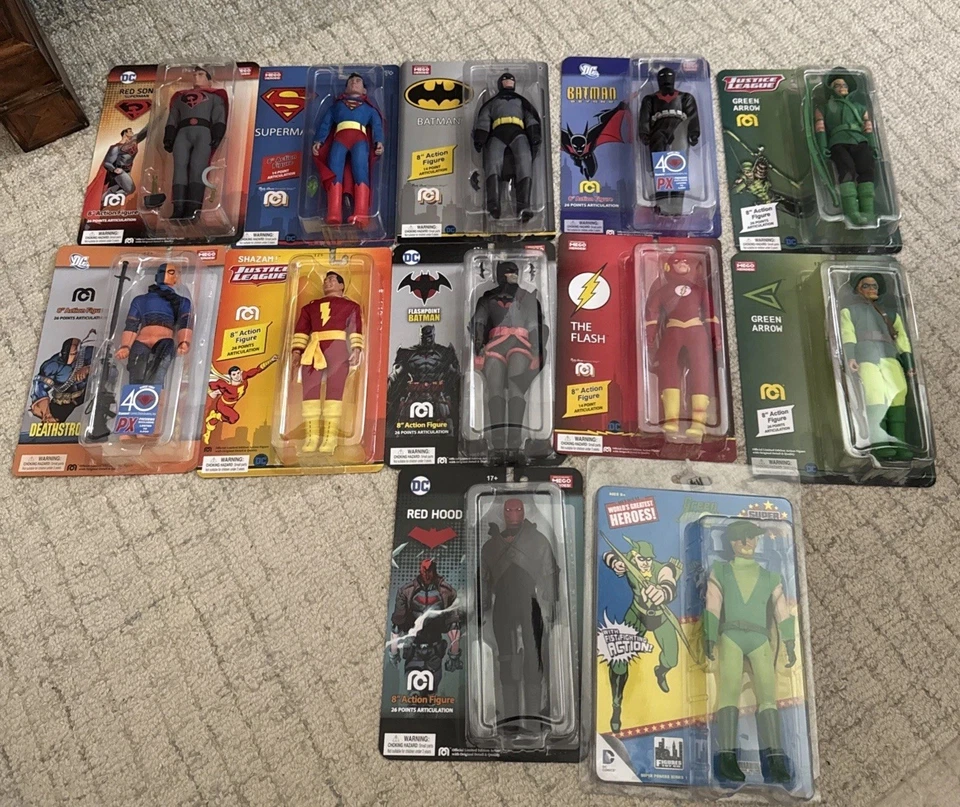 Mego Superhero Lot Superman Batman MOC - Image 1 of 1