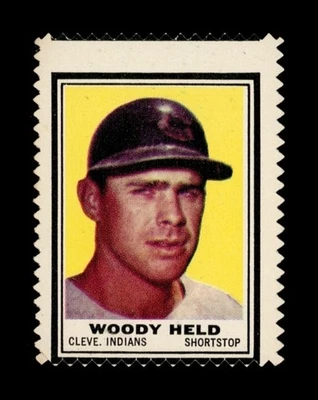Juego de estampillas Topps 1962 - Break Woody Held *GMCARDS* Foto 1 de 2