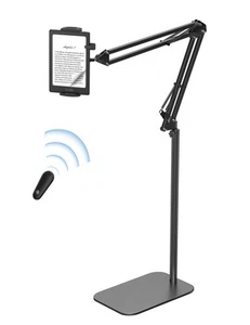 Floor Stand Kindle Holder with Remote Page Turner for Reading in Bed, Tablet ... - Picture 1 of 6