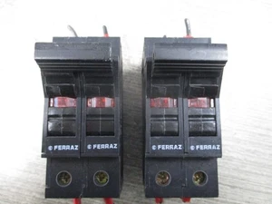 Ferraz Fuseholder ST 10 M 81 224 30A 600V 2P *Lot of 2* Used - Picture 1 of 7