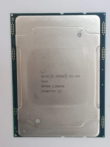Intel Xeon Silver 4114 SR3GK 10-Core 2.2GHz 13.75MB LGA3647 Server CPU Processor - Picture 1 of 3