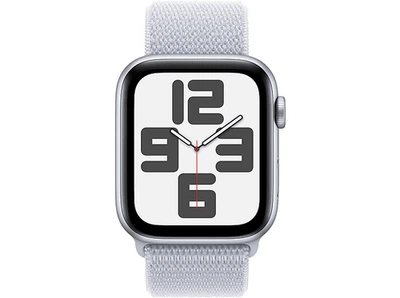 APPLE Watch SE (2024) GPS 44 mm Smartwatch Aluminium Textil Carbon - Bild 1 von 4