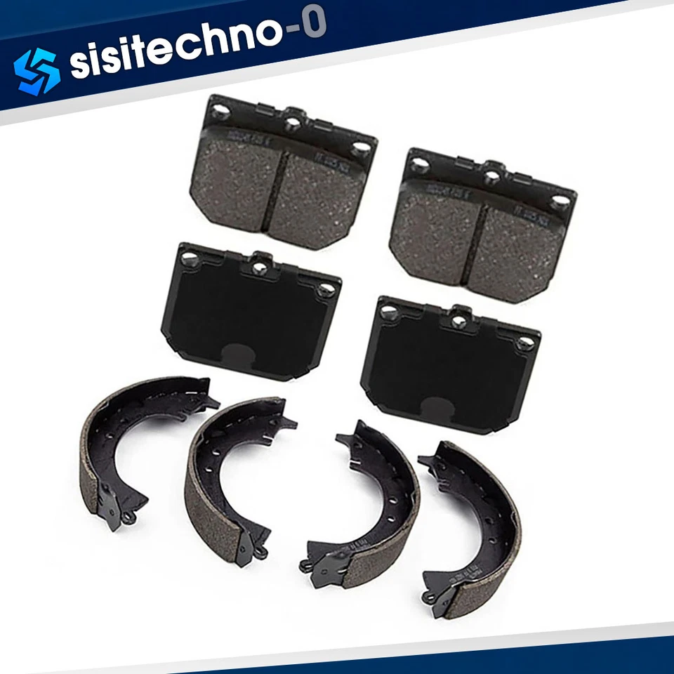 Front Brake Pads Rear Brake Shoes for 1974 Toyota Corona 2.0L - Image 1 of 4