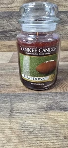 Yankee Candle First Down Housewarmer 22 oz Retired New - Picture 1 of 9