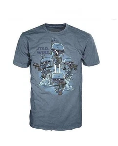 Funko Tees Star Wars Shirt Size Medium The Mandalorian Death Watch - Picture 1 of 1
