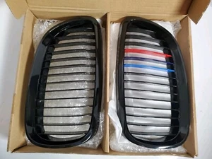 Gloss Black Front Kidney Grill for BMW E92 E93 M3 335xi 335i Coupe 07-10 - Picture 1 of 15