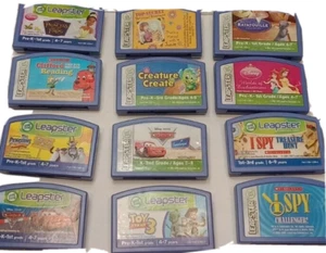 12 PRE-OWNED LEAP FROG LEAPSTER LOT - Picture 1 of 3