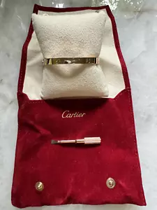 Cartier Love Bracelet, size 16, rose gold - Picture 1 of 10