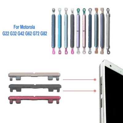 Cell Phone Power Button For Motorola G22 G32 G42 G62 G72 G82 Metal Side Key Blue - Image 1 of 4