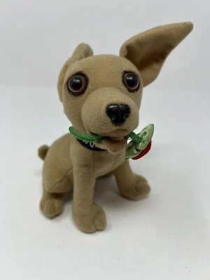 Vintage Taco Bell Yo Quiero Chihuahua Dog with Rose Plush Toy NOT TALKING - Image 1 of 4