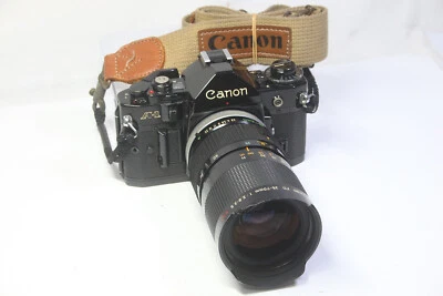COSÌ COM'È Canon A-1 35 mm fotocamera reflex pellicola FD 35-70 mm F/2.8-3.5 ... - Immagine 1 di 4