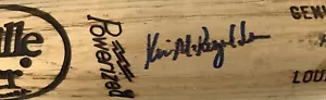 Kevin McReynolds Signed Game Used Baseball Bat LS Slugger Auto 1986 NYMets JSA 1 - Picture 1 of 4