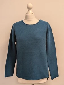 Womens Fruity Wool Boat Neck Jumper Garter Stitch Jumper RRP £66 Size 8-32 - Picture 1 of 24