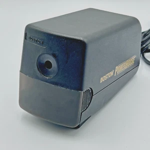 Boston Powerhouse Model 19 Electric Pencil Sharpener Made In USA Black Tested - Picture 1 of 9