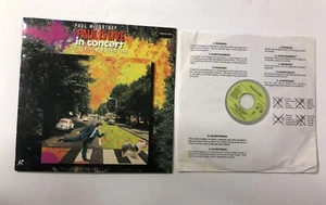 Paul McCartney - Paul Is Live In Concert New World Tour (Laserdisc, 1993, 83") - Picture 1 of 3