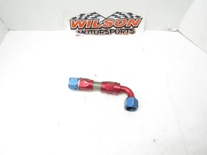 4 1/2" Stainless Steel Braided Hose AEROQUIP -12 AN Fittings IMCA XRP EARLS - Picture 1 of 3