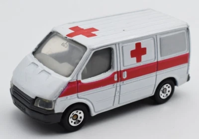 Matchbox Superfast MB60 Ford Transit Red Cross Ambulance -  white. 1/63 - Image 1 of 4