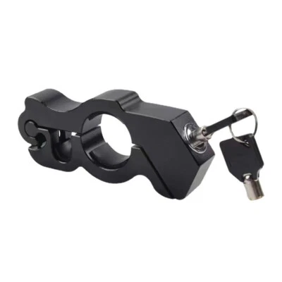 Motorcycle Handlebar Brake Lock Lever Grip Throttle Caps Security Anti-theft 1Pc - Image 1 of 4