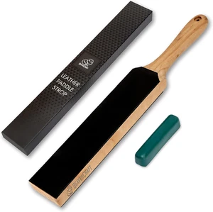 Beavercraft Lederriemen-Set mit Schärfen Polieren Compound Messer Abstreifen - Bild 1 von 12