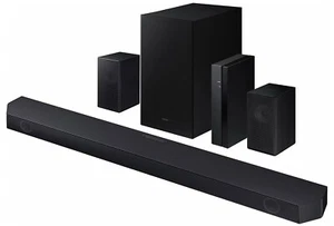 Samsung 5.1 Channel Sound Bar Wireless Subwoofer Q-Symphony Dolby ATMOS Audio - Picture 1 of 12