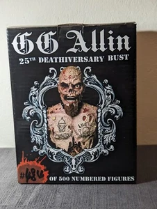 GG Allin 25th Deathiversary Bust 484/500 VERY RARE! - Picture 1 of 5