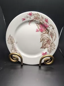 Alfred Meakin 8" Plate England Royal Ironstone Pink Flowers Antique/Vntg EUC - Picture 1 of 5