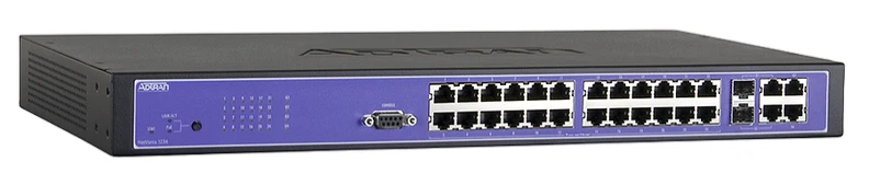 Adtran NetVanta 1234 1700595G1 24-Port 10/100 POE Managed Ethernet Switch - Image 1 of 1