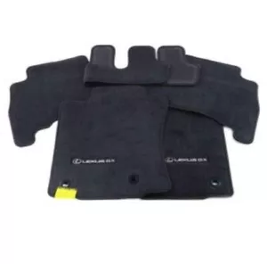JUEGO DE ALFOMBRILLAS LEXUS 5 piezas OEM GX460 2014-19 NEGRO 7 PASAJEROS PT926-6014R-20 - Imagen 1 de 8