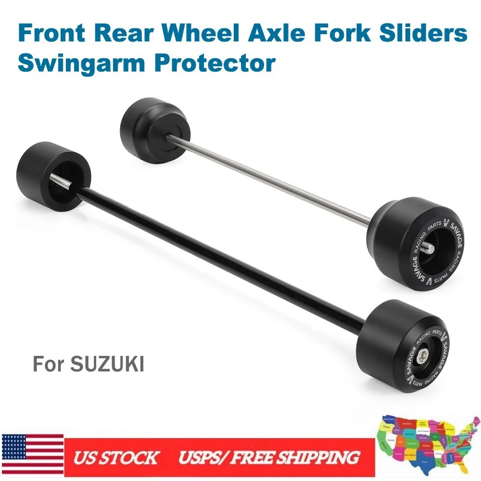 Protector basculante para horquilla de eje de rueda delantera trasera para SUZUKI DRZ400SM 05-23 Foto 1 de 4