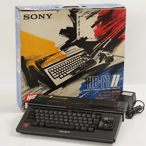 Computer domestico Sony MSX2 HIT BIT HB-F1 II in scatola testato GIAPPONE 220135 - Foto 1 di 17