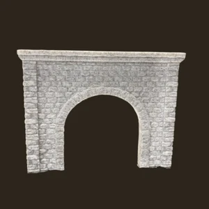 N Scale Stone Tunnel Portal (2-pack) Single Track 1:160 Train Set Diorama Scene - Picture 1 of 2
