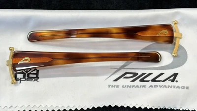 全新 2024 ~ Pilla Outlaw X7 托斯卡纳 VIPER 框架 高光泽饰面 寺庙 金色 P — 第 1/3 张图片