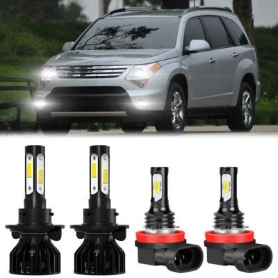 For Suzuki XL-7 2008-2009 4-SIDES LED Headlight High Low & Fog Light Bulbs Kit - Изображение 1 из 4