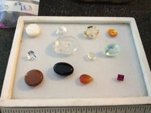 TOLLES KONVOLUT EDELSTEINE KARAT 38,10 - Bild 1 von 2