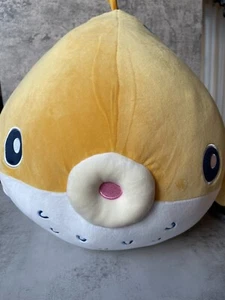Jumbo Yellow Takashoji Puffer Fish Plush 19" - NWT - Picture 1 of 4
