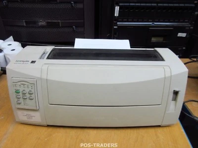 LEXMARK 2580N+ Dot Matrix 9-Pin USB + LAN Printer A4 2580-510 TESTED French Disp - Image 1 of 4