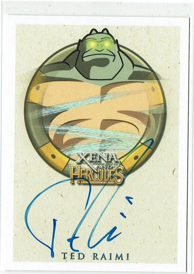 Xena & Hercules Animated Adventures Autograph Auto Ted Raimi as Crius - Image 1 of 1