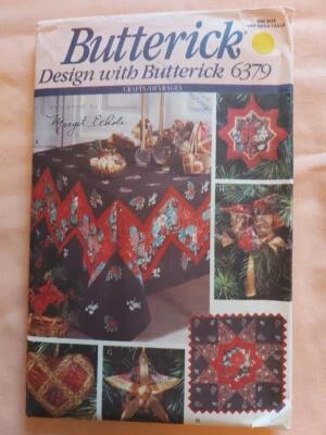 Butterick 6379 Easy & Elegant Christmas Ornaments Patterns - Image 1 of 2