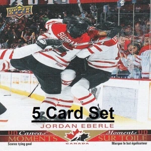 Jordan Eberle Hockey Card Collection - 5 Hockey Cards - Picture 1 of 6