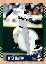1995 Score San Francisco Giants Baseball Card #413 Royce Clayton