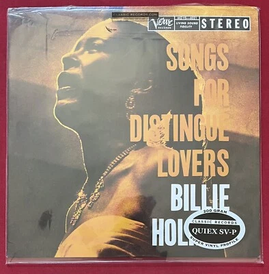 BILLIE HOLIDAY~SONGS FOR DISTIGUISHED LOVERS LP SEALED! QUIEX SV-P 200 GRAM - Image 1 of 2